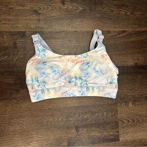 Kindred Bravely Nursing Sports Bra Tie Dye Size Medium